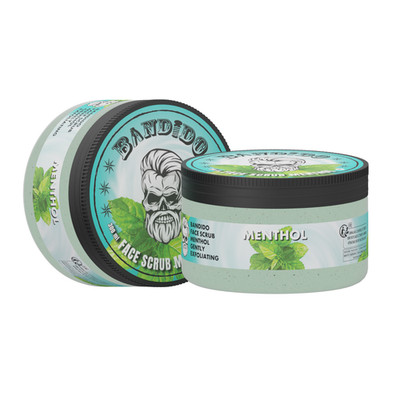 BANDIDO Face Scrub Gesichtsmaske Menthol Scrub 300ml