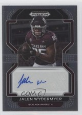 2023 Panini Prizm Draft Picks 2022 Update Jalen Wydermyer #RA-JWY Auto 3hd