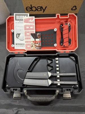 BUBBA Saltwater Multi-Flex Full-Tang Interchangeable Blade Kit Serrated Stiff-i9