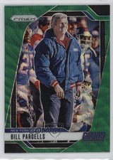 2024 Panini Prizm Green Wave Prizm Bill Parcells #221 HOF 6k2