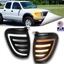 Led Front Corner Lights Side Marker Lamp Drl Turn Signal For Toyota Tacoma 01-04