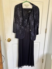Alex Evenings womens long formal evening dresses size 12