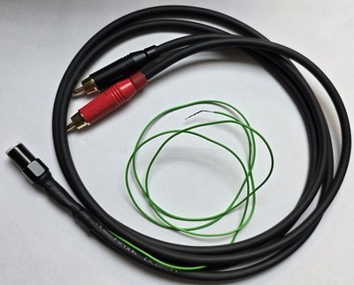 Tonarm-Kabel Tone Arm Cable 5 Pin DIN To RCA/XLR, for special EMT 929 997