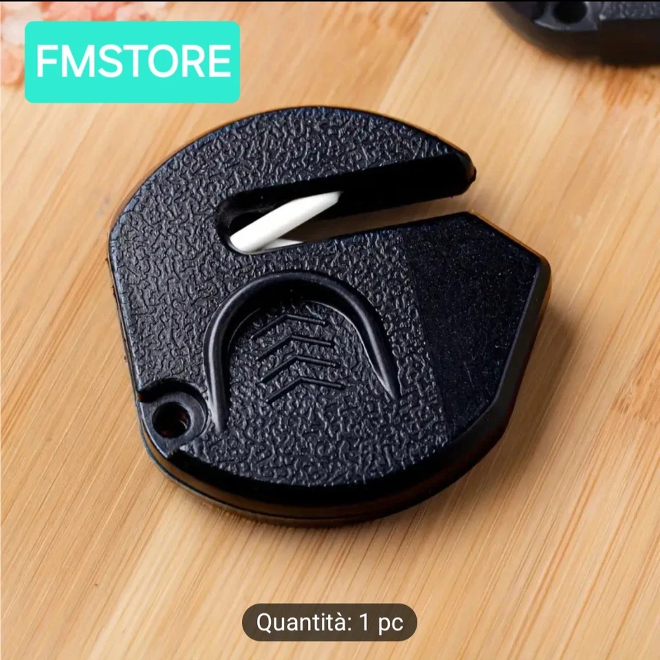 Kit affila coltelli portatile in carburo di tungsteno e ceramica per varie lame Foto 3 de 4