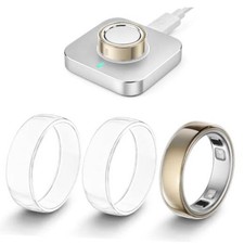 3 Pack Cover for Oura Ring Gen 5, Ultra-Thin Clear TPU Ring Size 8 3 Clear