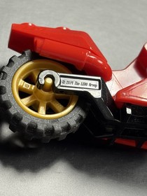 Lego City Red Motorcycle Racing Bike 60084 Bike # 5 2014