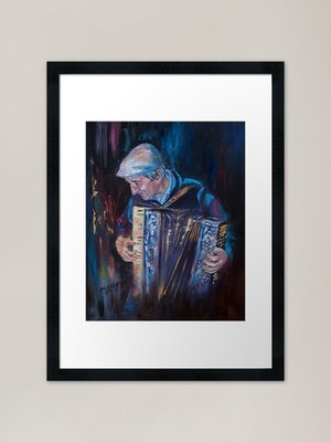 Give us a Tune Henry gerahmte Kunst Pri gerahmtes Wandbild Poster Leinwanddruck Bild