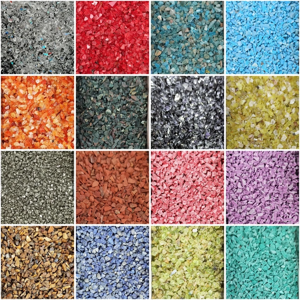Natural Coarse Crushed Gemstone 1-3mm For Jewelry Making Wood work Wood Inlay - Image 2 of 4