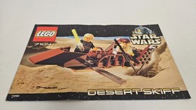 (J13) Lego Star Wars 7104 Desert Skiff 2000 with BA 100% Complete