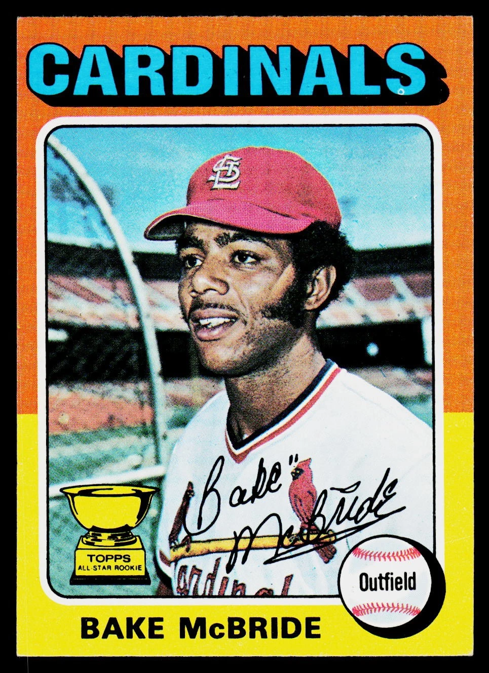 1975 Topps Mini #174 Bake McBride - NM+