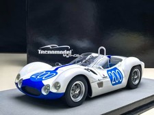 Model Car Scale 1:18 Tecnomodel Maserati Birdcage Tipo 61 Targa Florio