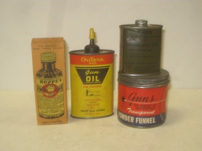 Vintage Hoppe's Nitro Powder Gun Bore Solvent No. 9 Outers 445 gun oil