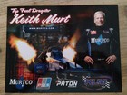 Keith Murt 2026 NHRA Handout Postcard Herocard Murtco