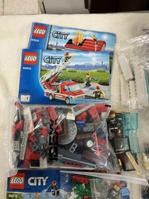 LEGO City Fire Lot: 60215, 60003, 60212, 6000 All 100% Complete w/ Instructions