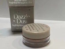 NIB AVON LOOSE POWDER DAZZLE DUST BLUSH GOLDEN GLITTER .05 OZ *SOME LEAKED*
