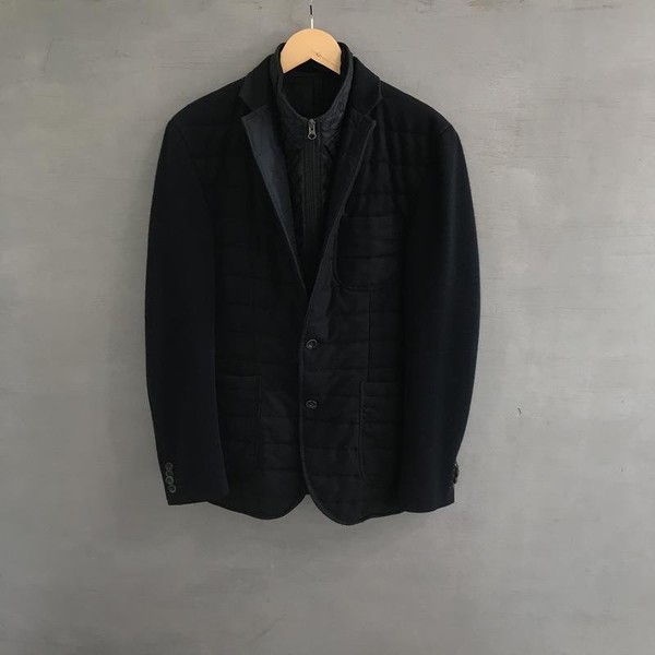 Men Paul Kehl Jacket Navy Polyester 40 /L / 48