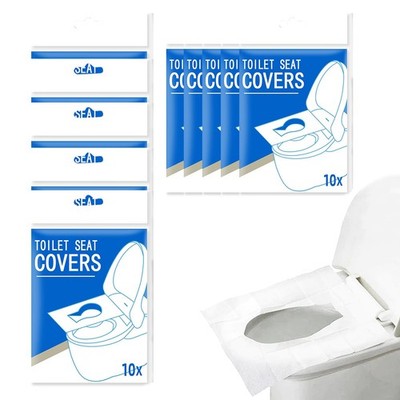110er Set Einweg-Toilettensitzbezüge aus Papier schützt WC-Schüssel