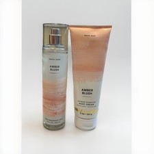 BATH AND BODY WORKS Amber Blush Body Cream And Frag Mist