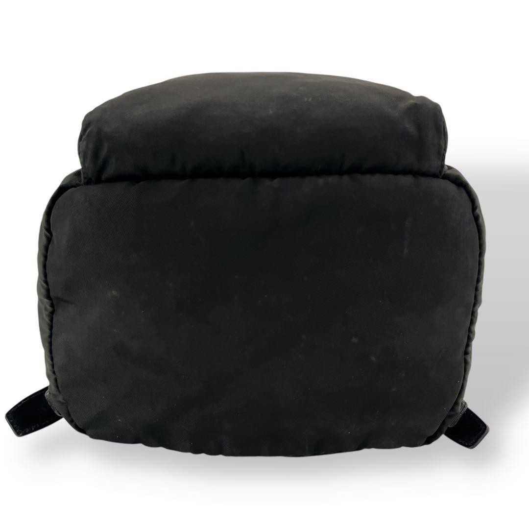 Prada drawstring mini backpack triangle logo back… - image 8