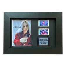 BILLIE EILISH Signed Preprint Film Cell Memorabilia Framed Display Includes COA