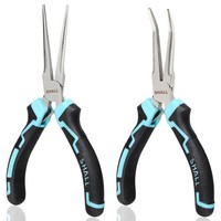 Mini Spitzzangen Set FüR Schmuckherstellung Und Heimreparatur Mit Komfortgriff