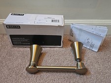 Delta Lahara Pivoting Toilet Paper Holder Champagne Bronze 73850-CZ  OPEN READ