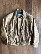 Aeropostale Vintage Leather Jacket Sz S Compagnie Generale Aviator Flight Bomber