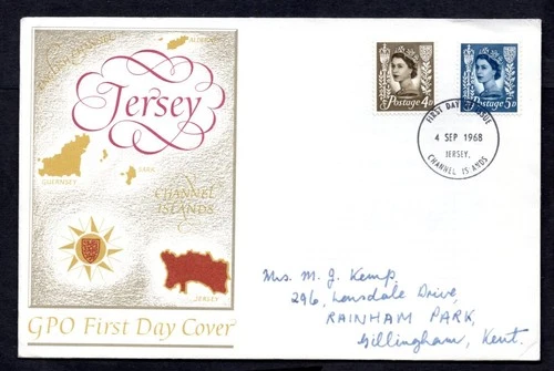 Jersey - 1968 Definitives First Day Cover