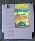 DUNGEON MAGIC - SWORD OF THE ELEMENTS NES NINTENDO GAME CARTRIDGE   VINTAGE