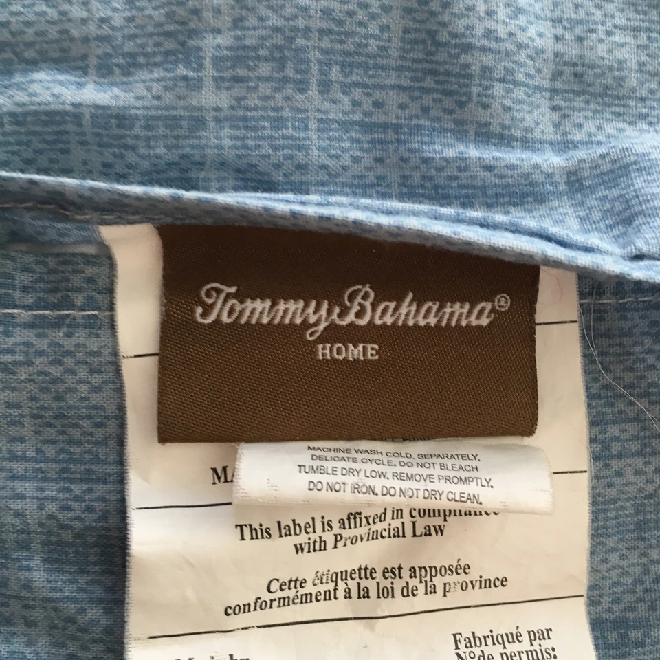 Tommy Bahama наволочки комплект из 2 стандартных синий зеленый желтый тропический пляж - Изображение 2 из 4