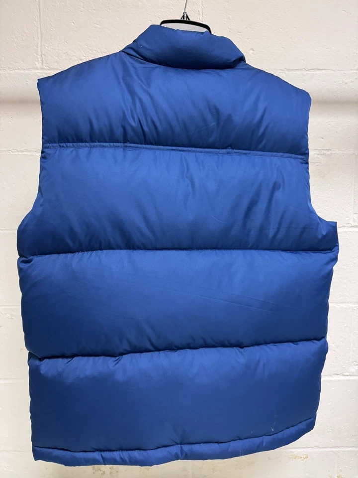 Chaleco acolchado azul Mossimo para hombre talla grande cremallera completa Foto 3 de 4