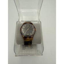 Swatch Watch Bracelet Brown Tortoise-Shell Sm...