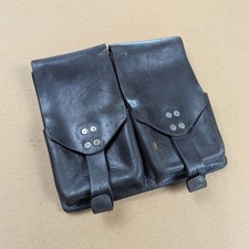 FN-FAL FAL .308 7.62x51 Austrian Leather Magazine Pouch, Surplus Miltary