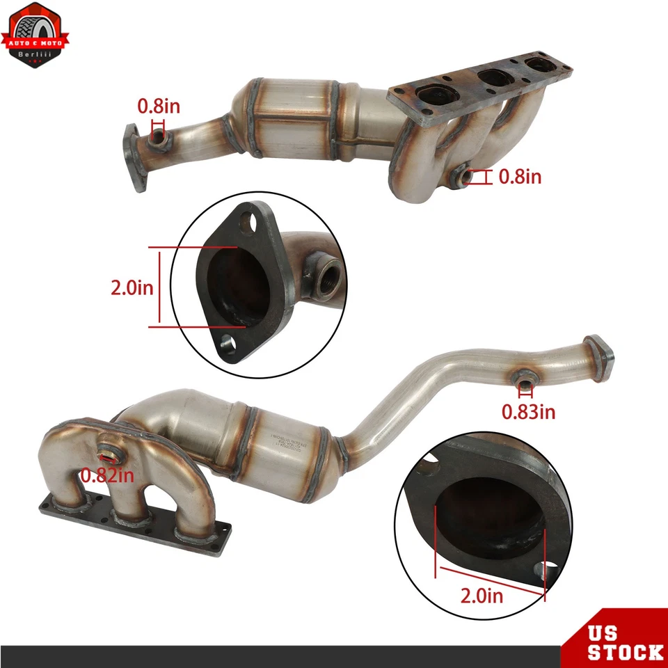 催化转换器 适用于宝马 325i 330i 330Ci 2001 - 2006 / X3 2004 - 2006 2.5L/3.0L — 第 2/4 张图片