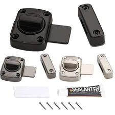 Door Lock Latch Zinc Alloy Bolt Gate Latches for Barn Attic Shed Hotel