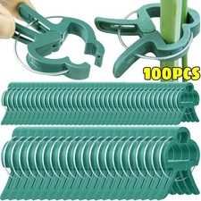 20-100pcs Reusable Plastic Plant Clips Garden Vegetable Support Holding Fastener