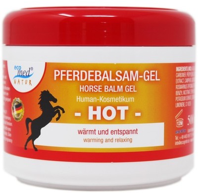 3x500ml Eco Med Natur Pferdebalsam Gel Hot