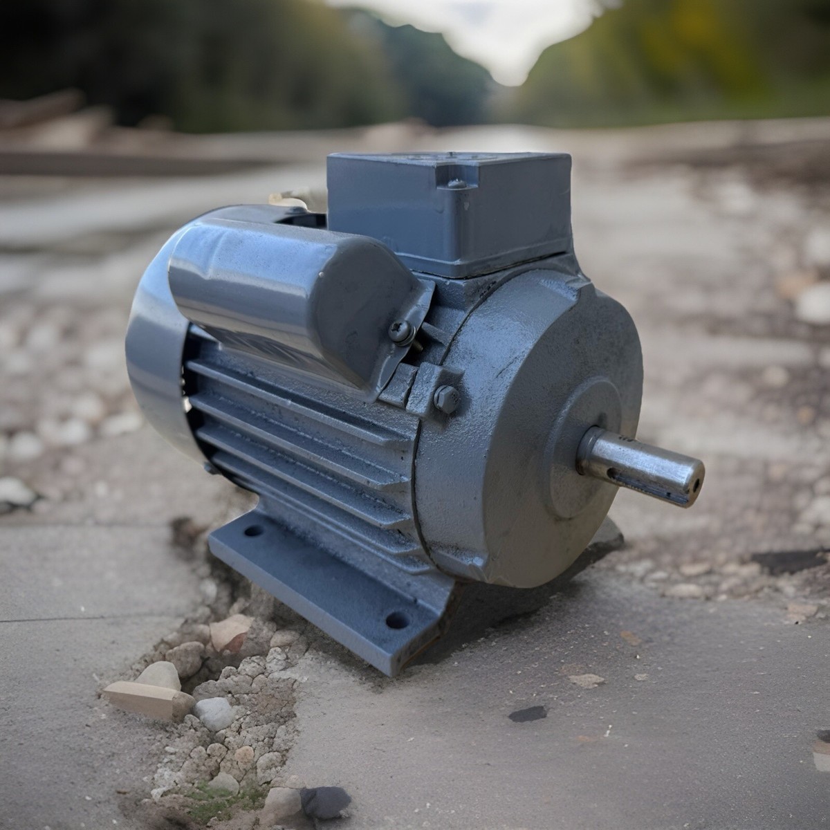 I.C. Electric Fan メタリックグレー 1HP Direct Drive Exhaust Fan Replacement Asynchronous Motor