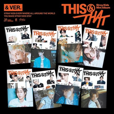 STRAY KIDS [THIS & THAT] Mini Album & Ver/CD+Buch+Lyrics+ID Foto+Karte+POB+GIFT