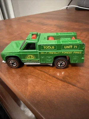 Vintage 1974 Hot Wheels Redline Forest Service Rescue Truck - Great Condition - Image 1 of 4