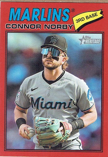 CONNOR NORBY 2026 TOPPS SERIES 1 ROOKIE SAND GLITTER ON CARD AUTO