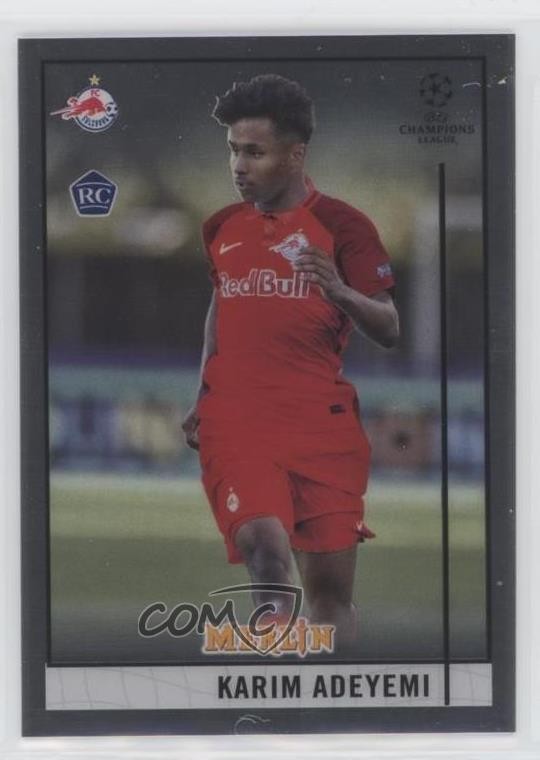 2020-21 Topps Merlin Collection Chrome UCL Karim Adeyemi #35 Rookie RC 0p6e