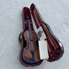 Vintage German Violin w/ Case - Handmade Maple - 1930 Unknown Maker - 4/4