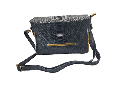 Tasche Echtleder Damen Farbe Schwarz Made In Italy Florenz 