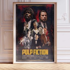 Pulp Fiction Poster Wall Art A0 Large Print Decor Movie
