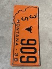 1938 Montana License Plate - Restored - Sanders County — photo 3