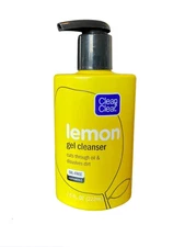 Clean & Clear Lemon Gel Cleanser Oil-Free + Vitamin C (7.5 fl oz / 222 ml) - NEW