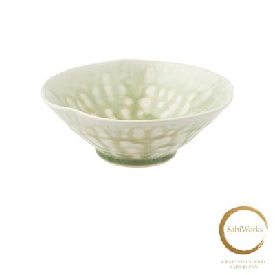 New Marui Seito Shigaraki Ware Hechomon Small Bowl Diameter approx. 11cm Mesh
