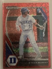 2021 Panini Prizm Draft Picks Red Velocity Ethan Murray Duke #PDP147