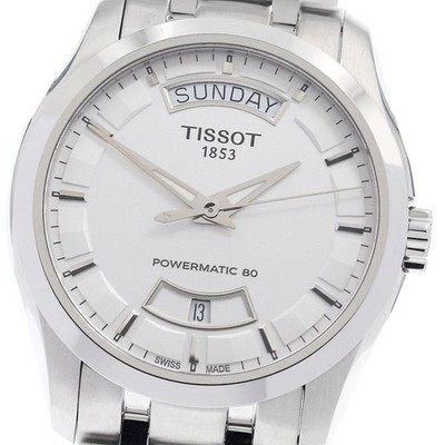 TISSOT couturier T035407A Day date Silver Dial Automatic Men's Watch_959369